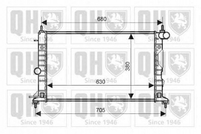 QUINTON HAZELL qer2269 -  Радиатор, охлаждение двигателя